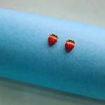 Strawberry earring