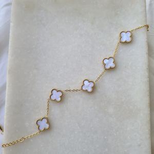 White clown bracelet