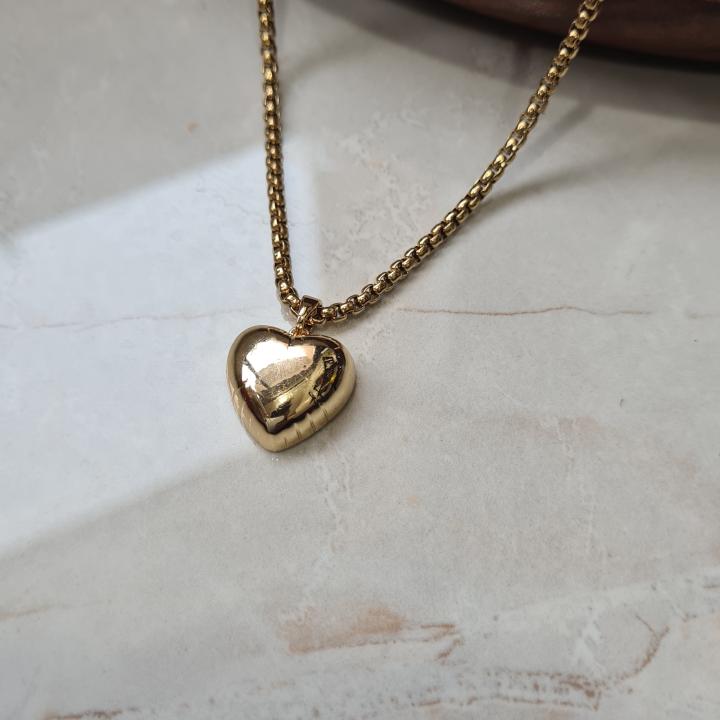 Golden Heart Necklace