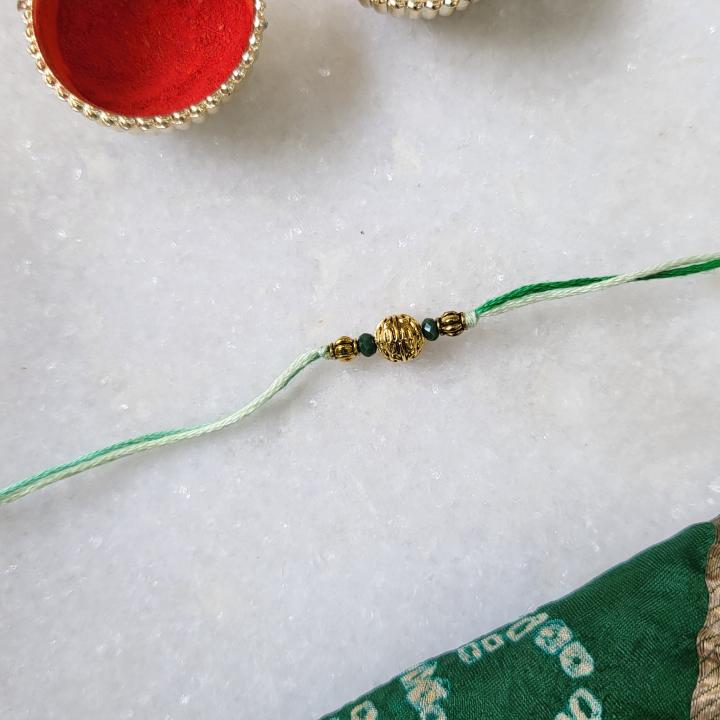 Green Simple Rakhi