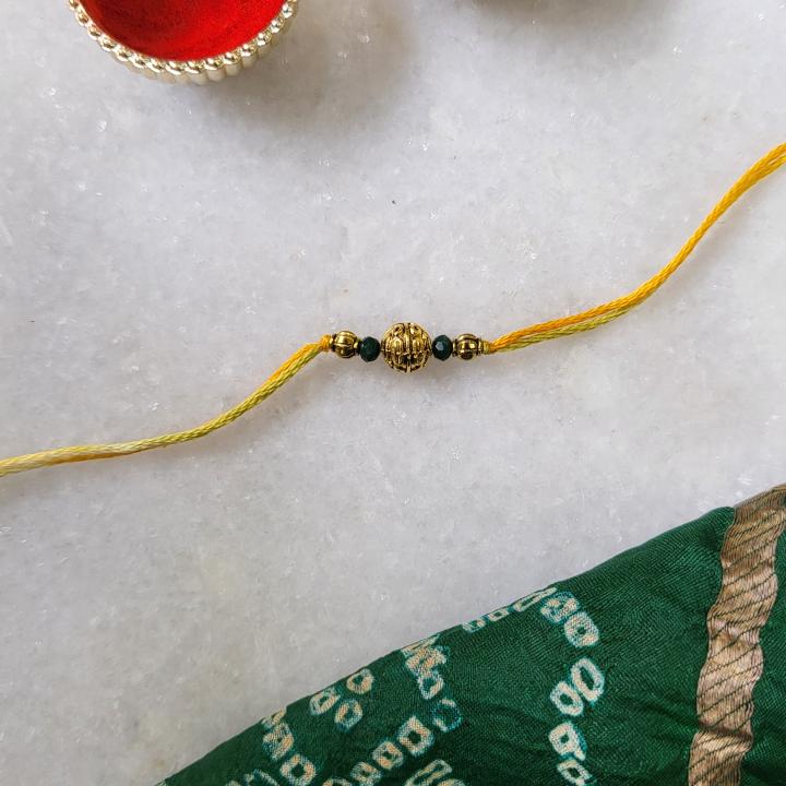 Yellow Simple Rakhi