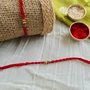 Sandal Wood Beads Rakhi 7
