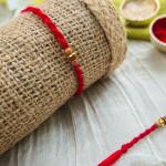 Sandal Wood Beads Rakhi 7