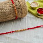 Sandal Wood Beads Rakhi 3