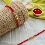 Sandal Wood Beads Rakhi 2