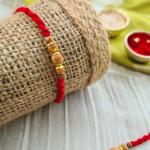 Sandal Wood Beads Rakhi 2