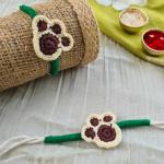 Dog paw crochet rakhi