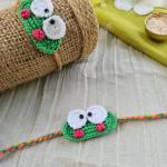 Frog Crochet rakhi