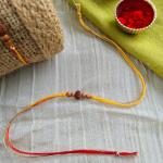 Simple Rudraksh Rakhi 2