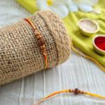 Simple Rudraksh Rakhi 2
