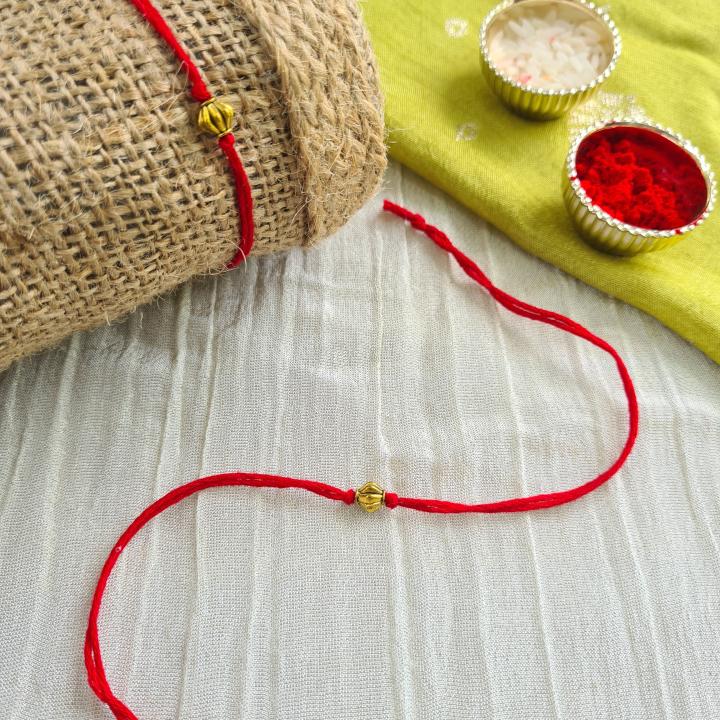 Minimal Red Rakhi