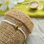 Minimal White Rakhi