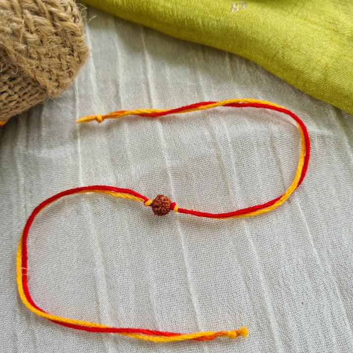 Minimal Nadachhadi  Rudraksh Rakhi