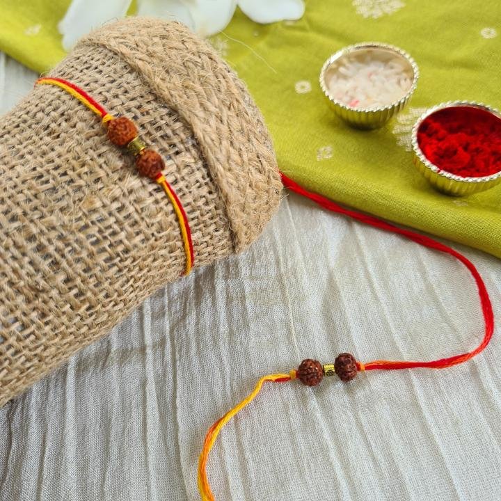 Double Rudraksh Nadachadi Rakhi
