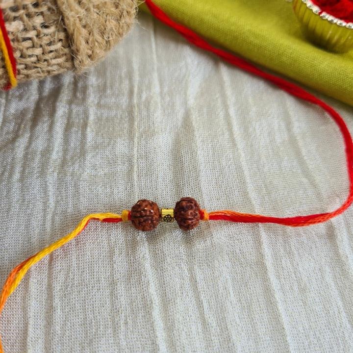 Double Rudraksh Nadachadi Rakhi
