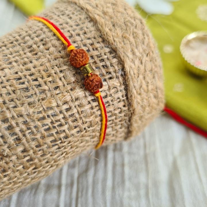 Double Rudraksh Nadachadi Rakhi
