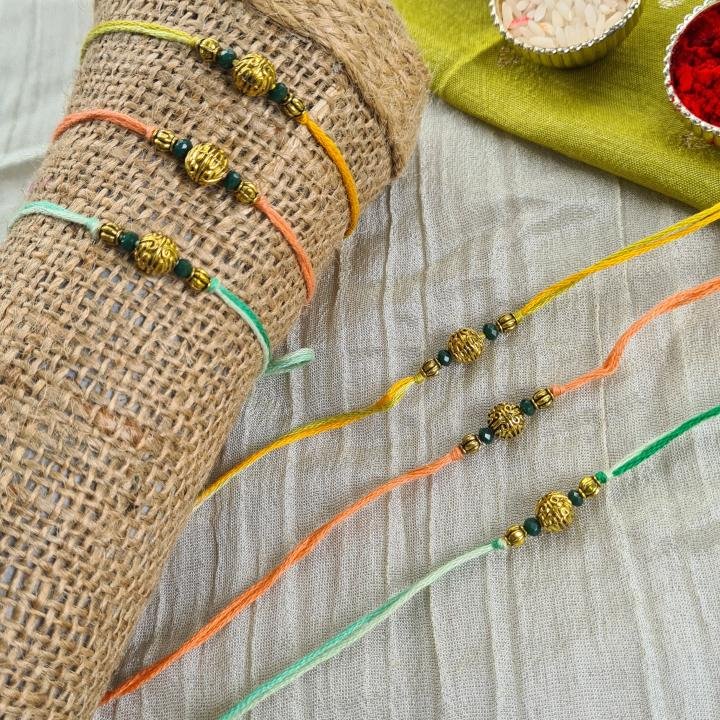 Green Simple Rakhi