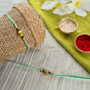 Green Simple Rakhi