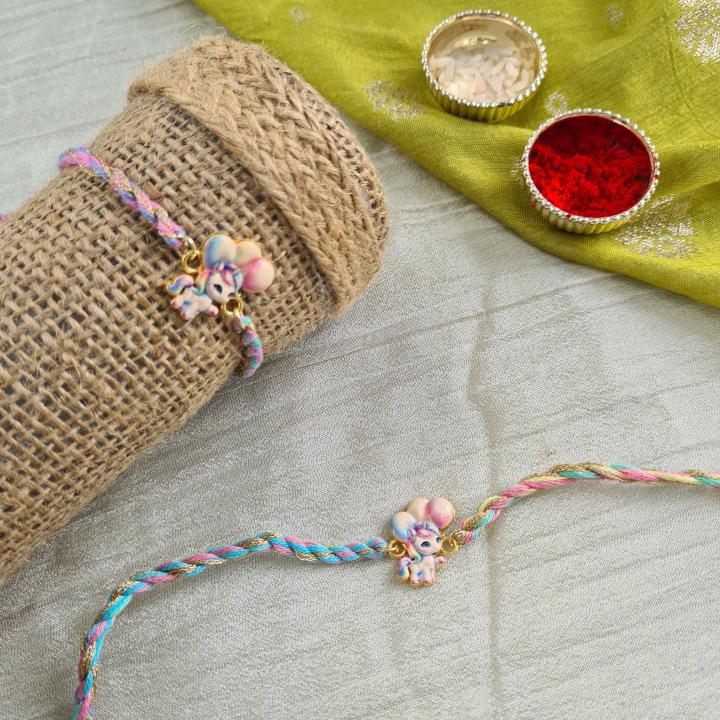 Unicorn Multicolour Rakhi.
