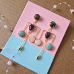 Colourfull Candy Long Earring