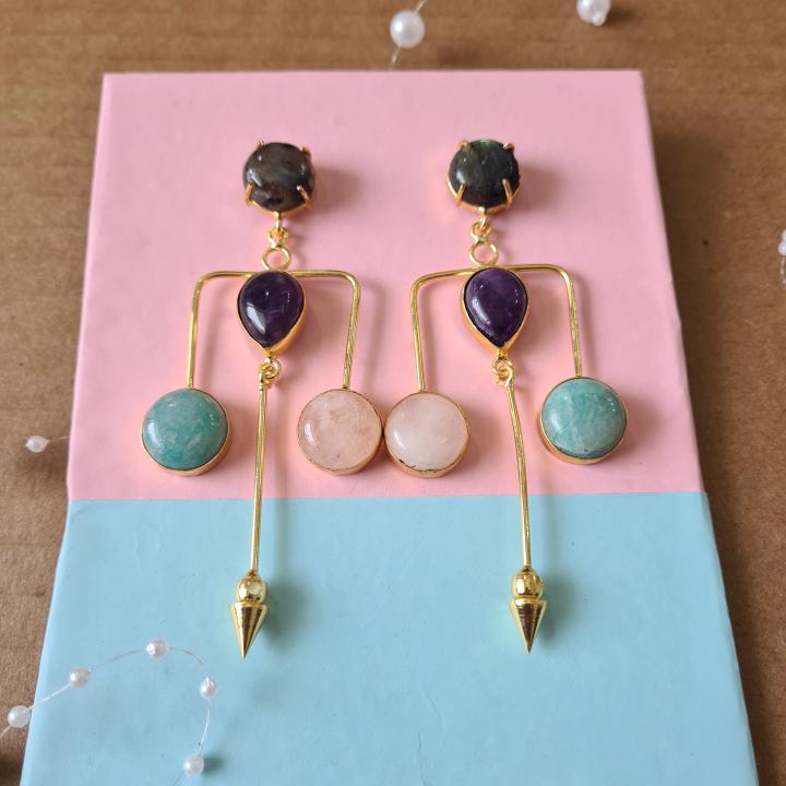 Colourfull Candy Long Earring